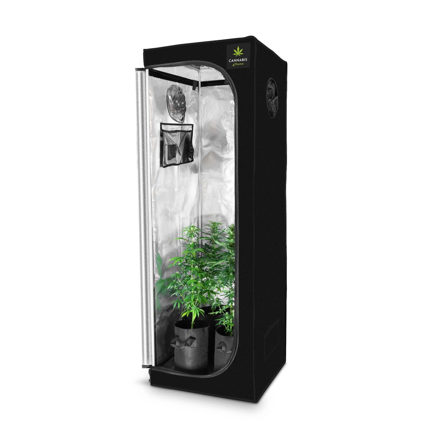 Growbox schwarz offen