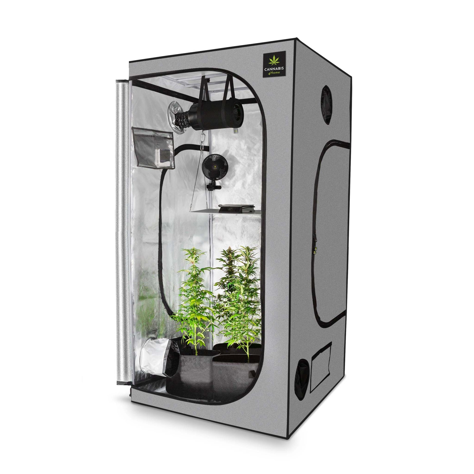 GrowBox Komplettset L / 100 x 100 x 200cm – Canna4Home